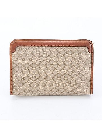 Céline Excellent condition Celine Macadam Triomphe leather clutch handbag pouch for men. (view 2)