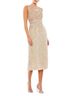 Mac Duggal 100% Polyester 100% Polyester Gold Pink Cocktail Dress Size 4 - photo 1