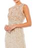 Mac Duggal 100% Polyester 100% Polyester Gold Pink Cocktail Dress Size 4 - photo 2