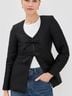 Aligne 100% Polyester Black Blazer Size 16 - photo 5
