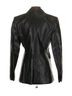 BCBGMAXAZRIA 100% Polyester 12% Spandex Black Leather Jacket Size 4 - photo 2