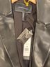 BCBGMAXAZRIA 100% Polyester 12% Spandex Black Leather Jacket Size 4 - photo 3