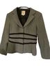 Nanette Lepore Gray Black Blazer Size 2 - photo 1