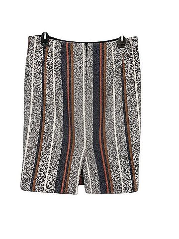 Ann Taylor Striped Pencil Skirt Casual Skirt (view 2)