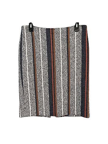 Ann Taylor Striped Pencil Skirt Casual Skirt (view 1)