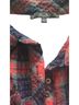 Miss Me Plaid Red Blue Green Button-Down Shirt Size S - photo 2