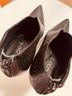 Aldo 100% Leather Black Heels Size 8 1/2 - photo 3