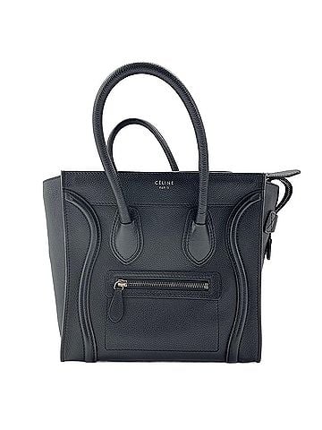 Céline Celine Luggage Handbag, Black (view 1)
