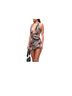 Murci Zebra Print Multi Color Cocktail Dress Size 6 - photo 1