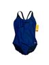 Speedo Solid Blue One Piece Swimsuit Size 18 - photo 1