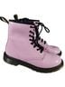 Dr. Martens 100% Patent Leather Pink Black Boots Size 6 - photo 3