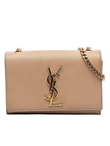 Saint Laurent Small Grain De Poudre Monogram Kate Crossbody (view 1)