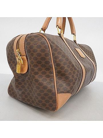Céline Celine bag, Boston Macadam pattern, brown, for men and women. (view 2)