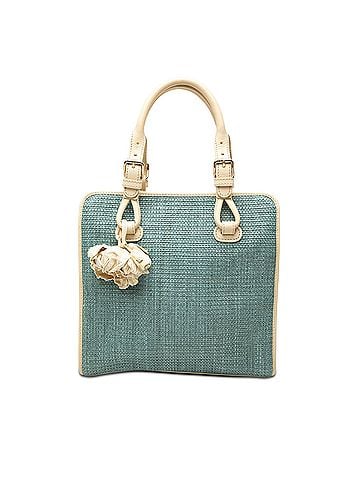 Céline Raffia Boogie Handbag (view 1)
