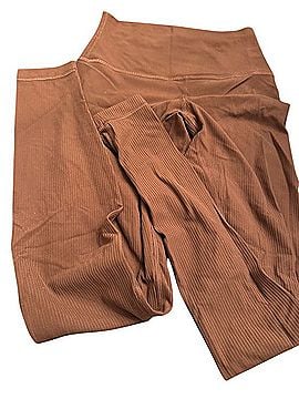 Lululemon Athletica High-Rise Ribbed Leggings Leggings (view 2)