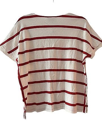 Mix by 41 Hawthorn Boatneck Structured Tee T-Shirt (view 2)