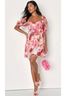 Lulus 100% Polyester 100% Polyester Floral Multi Color Cocktail Dress Size XL - photo 9