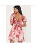 Lulus 100% Polyester 100% Polyester Floral Multi Color Cocktail Dress Size XL - photo 8