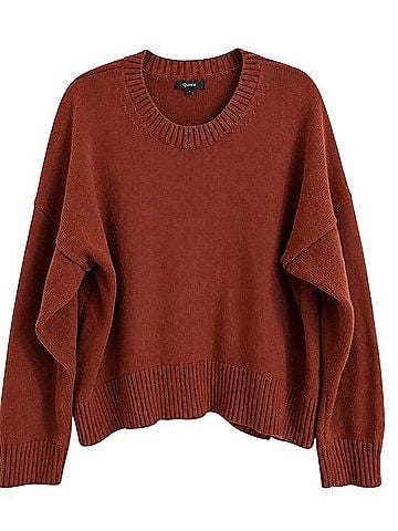Quince Boyfriend Crew Sweater Pullover Sweater (view 2)