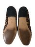 Halogen 100% Calf Hair Leopard Print Brown Black Flats Size 5 1/2 - photo 2
