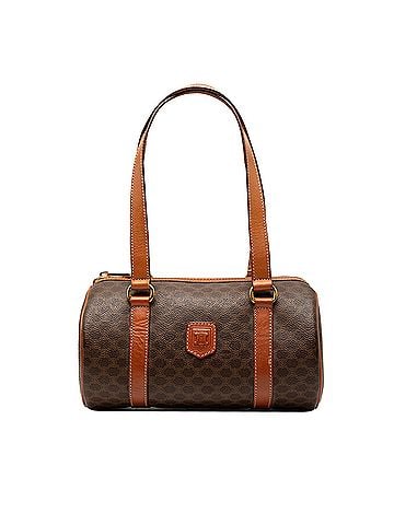 Céline Macadam Coated Canvas Shoulder Bag (view 1)
