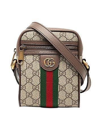 Gucci Mini GG Supreme Web Ophidia Crossbody (view 1)