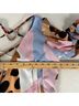 Hutch 100% Polyester Floral Blue Pink Brown Casual Dress Size M - photo 10