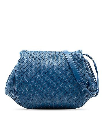 Bottega Veneta Nappa Intrecciato Flap Crossbody (view 1)