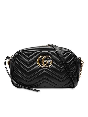 Gucci Small GG Marmont Matelasse Calfskin Crossbody (view 1)