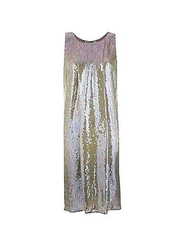 Jil Sander Iridescent Gradient Ombre Pleated Sequin Dress Cocktail Dress (view 1)