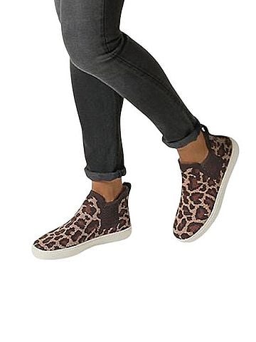 ROTHY'S Chelsea Knit Wildcat High Top Sneakers (view 1)