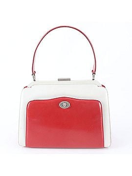 Gucci Excellent condition vintage Gucci two-tone leather shoulder bag/handbag for women. (view 1)