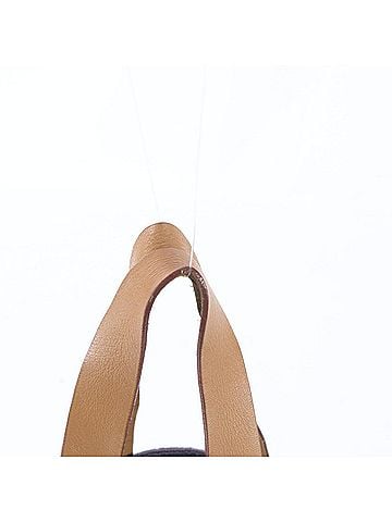 Hermès Excellent condition Hermes Amedaba GM leather and canvas tote bag, handbag, shoulder navy blue, men's. (view 2)