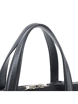 Hermès Excellent condition Hermes Sac Ybou MM leather and canvas tote bag/handbag/shoulder bag (?I stamp) for men. (view 2)