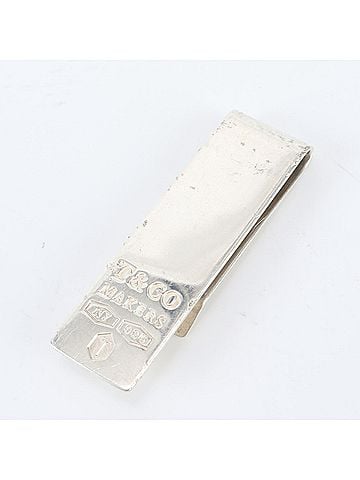 Tiffany & Co. Excellent condition Tiffany &amp; Co. SV925 bill clip money wallet, silver, brand name, men's. (view 2)