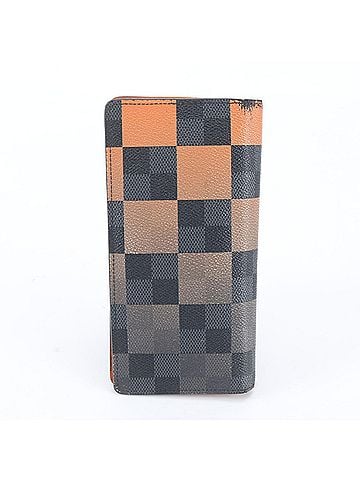 Louis Vuitton Excellent condition Louis Vuitton Damier Graphite Giant Portefeuille Brazza N60424 Leather Bi-fold Long Wallet for Men (view 2)