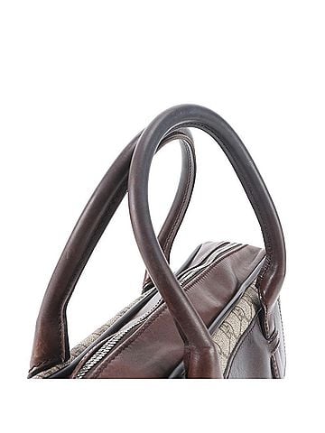 Gucci Excellent condition Gucci GG Supreme 101666 leather handbag/briefcase, brown, men's. (view 2)