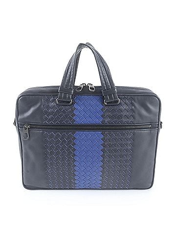Bottega Veneta Mint condition Bottega Veneta Intrecciato leather handbag/briefcase, black, men's. (view 1)
