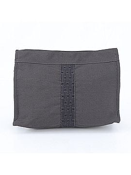 Hermès Excellent condition Hermes Herline handbag/pouch MM, second bag/clutch/handbag/pouch, gray, men's. (view 2)