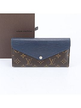 Louis Vuitton Excellent condition Louis Vuitton Monogram Epi Portefeuille Marie-Lou Long Tri-fold Wallet, Indigo Blue, M60501, for women. (view 1)