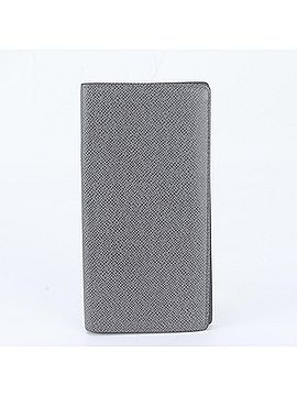 Louis Vuitton Mint condition Louis Vuitton Taiga Portefeuille Brazza Glacier M32653 Leather Long Wallet Bi-fold for Men (view 1)