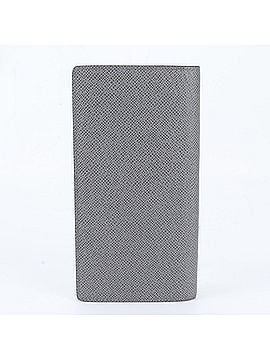 Louis Vuitton Mint condition Louis Vuitton Taiga Portefeuille Brazza Glacier M32653 Leather Long Wallet Bi-fold for Men (view 2)