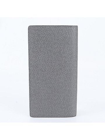 Louis Vuitton Mint condition Louis Vuitton Taiga Portefeuille Brazza Glacier M32653 Leather Long Wallet Bi-fold for Men (view 2)