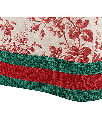 Gucci GUCCI 2016 Herbarium Floral grey pink bloom metallic web sweatshirt S (view 2)