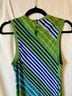 Scoop Stripes Blue Green Casual Dress Size M - photo 10