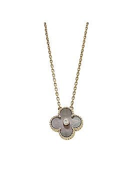 Van Cleef & Arpels Van Cleef &amp; Arpels Alhambra Necklace, Black Shell, Limited Edition VCAR05SX00 (view 2)
