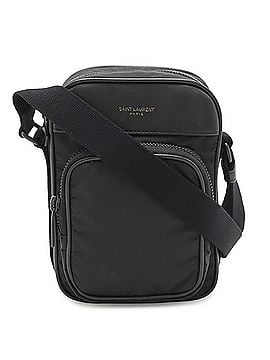 Yves Saint Laurent Yves Saint Laurent SAINT LAURENT PARIS YSL City Mini Camera Bag Shoulder Nylon Leather Black 779661 (view 1)