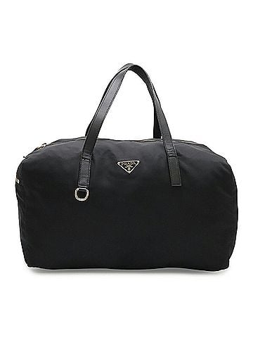Prada PRADA Triangle Shoulder Bag Tote Nylon Enamel NERO Black BR2393 (view 2)