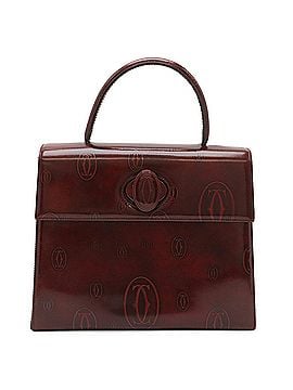 Cartier Cartier Happy Birthday Handbag, Flap Bag, Enamel Calfskin, Patent Leather, Bordeaux (view 1)
