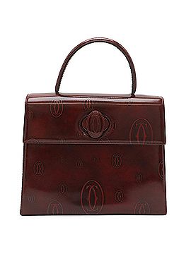 Cartier Cartier Happy Birthday Handbag, Flap Bag, Enamel Calfskin, Patent Leather, Bordeaux (view 2)